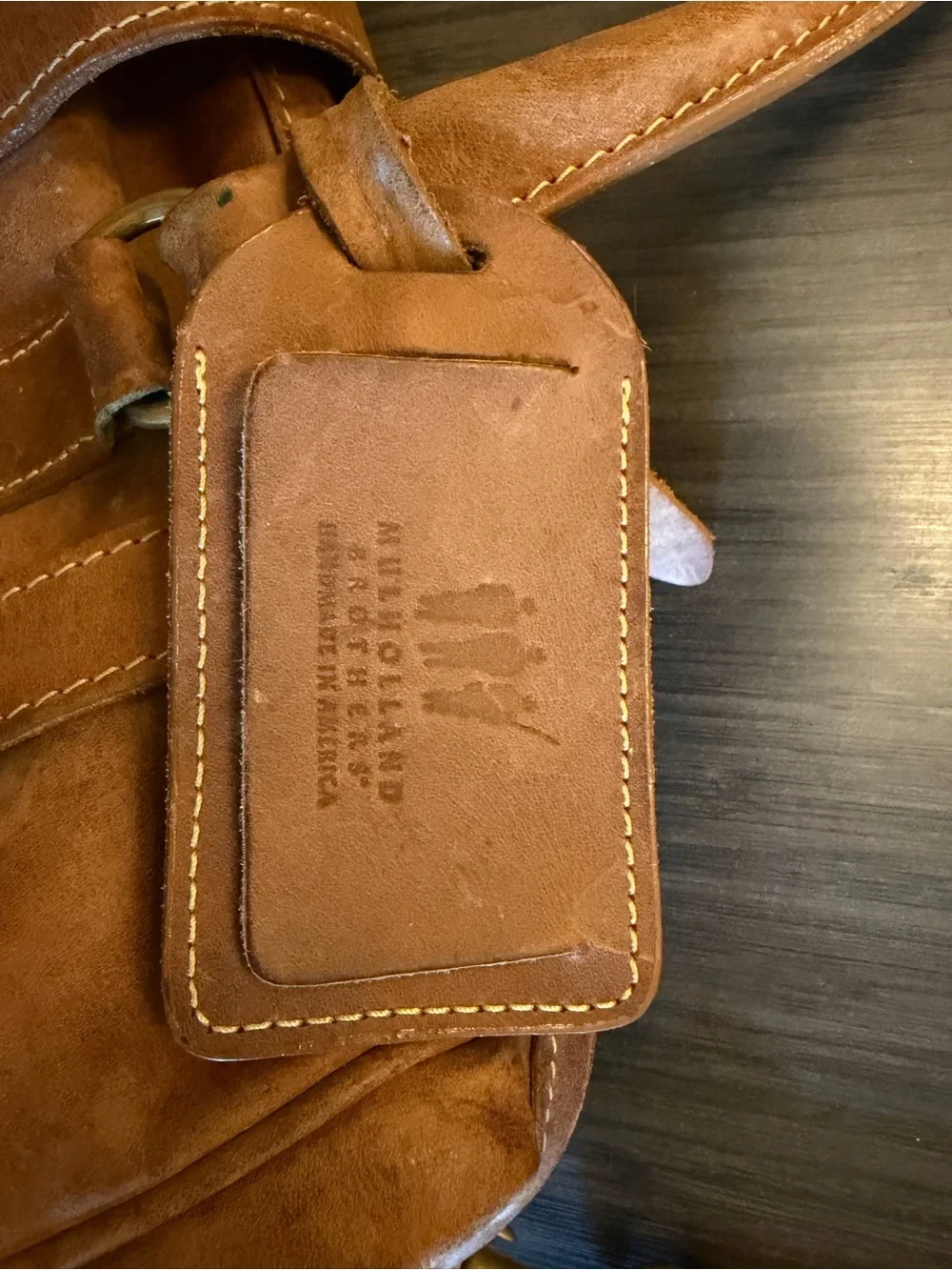 Mulholland Brothers Full-Grain Leather Safari Bag– Made in USA